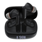 Wireless Earphones Hands Free Acefast W1 TWS v5.4 400mAh 8hr Λειτουργίας ANC 4-Mic ENC Τεχνολογία IPX4 με LED Ένδειξη Μπαταρίας Μαύρα