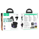 Wireless Hands Free Hoco EQ21 Sandy v5.4 με Active Noise Cancellation και ENC 400mAh 7 Ώρες Ομιλίας Μαύρα - Image 2