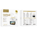 Wireless Hands Free Hoco EW88 Rampino ANC v5.4 280mAh 4 Ώρες Ομιλίας και Οθόνη Αφής Πολλαπλών Λειτουργιών Λευκά - Image 2