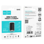 Αντάπτορας Wireless Hoco UA42 USB Bluetooth v5.4 Μαύρο - Image 2