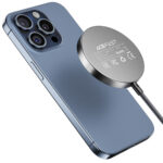 Ασύρματος Φορτιστής Acefast E24 15W Συμβατός με MagSafe και Qi2 Ασύρματη Φόρτιση Μαύρος - Image 4