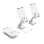 Βάση Στήριξης Επιτραπέζια Αλουμινένια Hoco PH50 Ivey 360° για συσκευές 4.5"-7" και Επεκτεινόμενο Βραχίονα Λευκή - Image 3