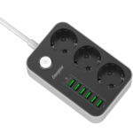 Διακόπτη Ασφαλείας On/Off με Καλώδιο 2m Μαύρος