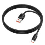 Καλώδιο Hoco X115 Surpass USB-A σε USB-C 100W 5A Μαύρο 1m - Image 3