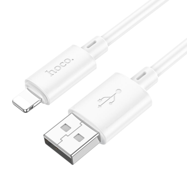 Καλώδιο Hoco X88 Gratified USB-A σε Lightning 2.4A Λευκό 2m