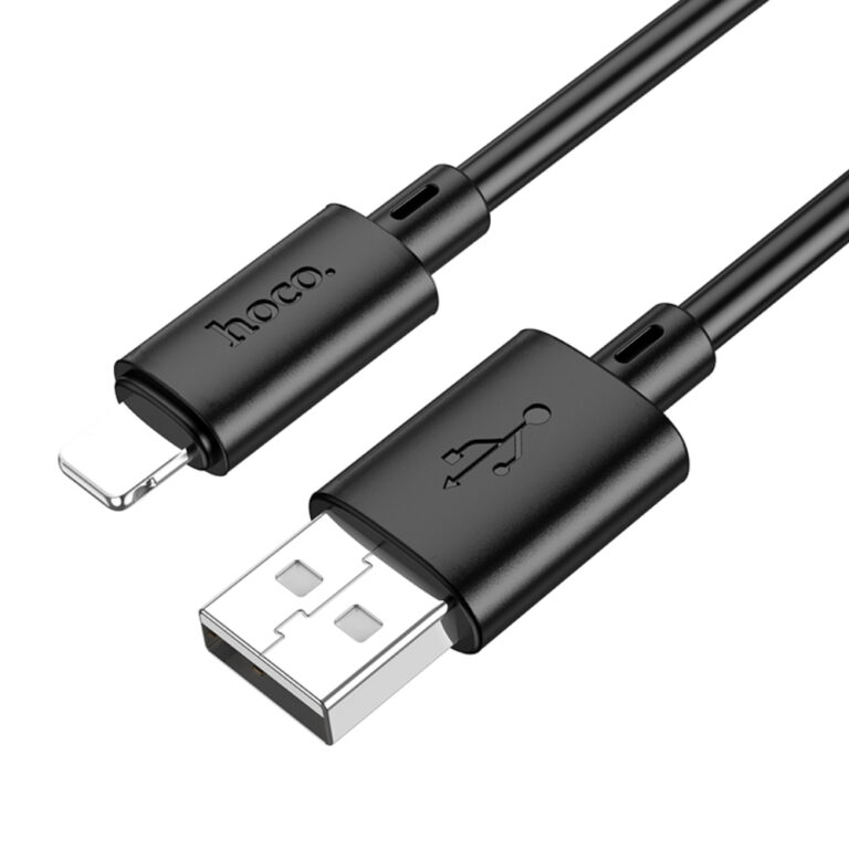 Καλώδιο Hoco X88 Gratified USB-C σε Lightning 2.4A Μαύρο 2m