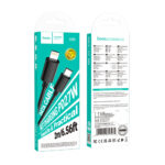 Καλώδιο Hoco X88 Gratified USB-C σε Lightning PD27W Μαύρο 2m - Image 2