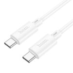 Καλώδιο Hoco X88 Gratified USB-C σε USB-C 60W 3A Λευκό 2m