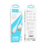 Καλώδιο Hoco X93 Force USB-A σε USB-C High Power 100W 6A Λευκό 1m - Image 2