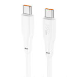 Καλώδιο Hoco X93 Force USB-C σε USB-C PD100W 3A για Γρήγορη Φόρτιση Λευκο 2m - Image 3