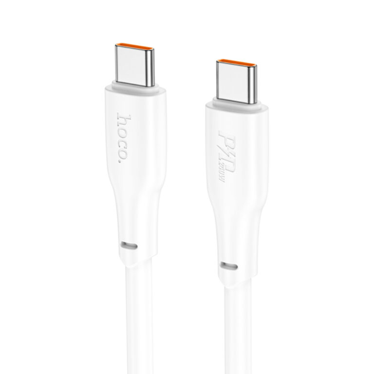 Καλώδιο Hoco X93 Force USB-C σε USB-C PD240W 5A Λευκό 1m