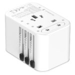 Παγκόσμιος Φορτιστής Ταξιδίου Energizer ETC200 US/AU UK EU με 1xUSB-A 18W και 2xUSB-C 20W/12W Λευκός - Image 2