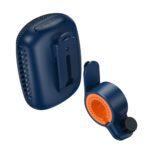 Φορητό Ηχείο Hoco HC35 5W BT v5.4 TF CARD AUX USB FM 500mAh με Κλιπ Στήριξης Τιμονιού Μπλε - Image 3