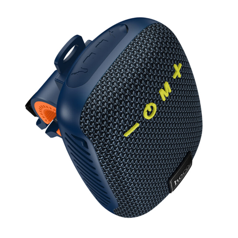 Φορητό Ηχείο Hoco HC35 5W BT v5.4 TF CARD AUX USB FM 500mAh με Κλιπ Στήριξης Τιμονιού Μπλε