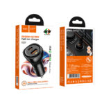 Φορτιστής Αυτοκινήτου Hoco DZ27 48W 1xUSB-C PD30W 1xUSB-A QC3.0 και Ένδειξη Λειτουργίας Μαύρος - Image 2