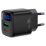 Φορτιστής Ταξιδίου Acefast A116 Fast Charging USB-C PD35W GaN με Digital Ένδειξη Μαύρος - Image 3