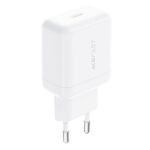 Φορτιστής Ταξιδίου Acefast A130 Fast Charging USB-C PD20W 3.0A Λευκός