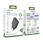 Φορτιστής Ταξιδίου Acefast  A69 GaN Mini με 1xUSB-A + 1xUSB-C PD30W Μαύρος - Image 2
