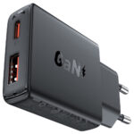 Φορτιστής Ταξιδίου Acefast  A69 GaN Mini με 1xUSB-A + 1xUSB-C PD30W Μαύρος - Image 3