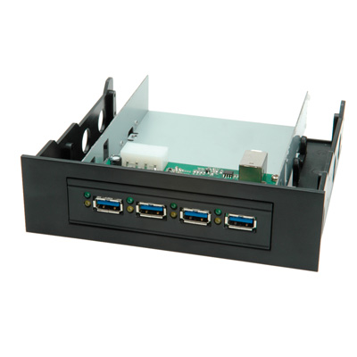 Internal USB 3.0 Hub Value for 3.5/5.25 bay 4port