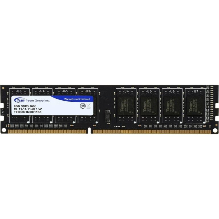 RAM TEAM ELITE DDR3 8GB 1600MHz C11