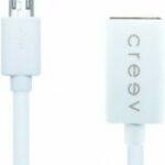 Καλώδιο Creev micro USB to Female USB 17cm OTG