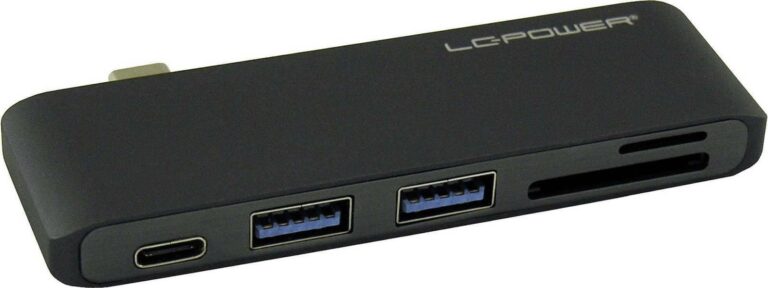 Docking Station LC-Power LC-HUB-C-MULTI-2A Type C Card Reader + 2 x USB 3.0 + 1 x USB C PD