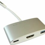 Docking Station LC-Power LC-HUB-C-MULTI-4 Type C with USB 3.0
