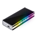 Enclosure LC-Power LC-M2-C-MULTI-RGB M.2 NVMe/SATA Type C USB 3.2