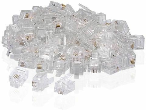 Bύσμα RJ-11 6P4C (100τεμ)