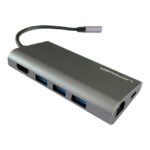 Docking Station LC-Power LC-HUB-C-MULTI-5 Type C with Card Reader