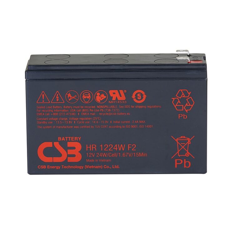 Μπαταρία CSB 1224W HR series για UPS 12V 6Ah