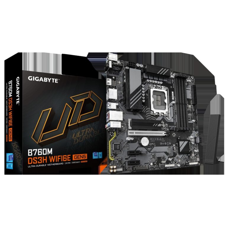 MOTHERBOARD Gigabyte B760M DS3H D5 s1700 Gen5 mATX