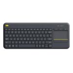 Keyboard Logitech K400 Plus Black Wireless USB EN