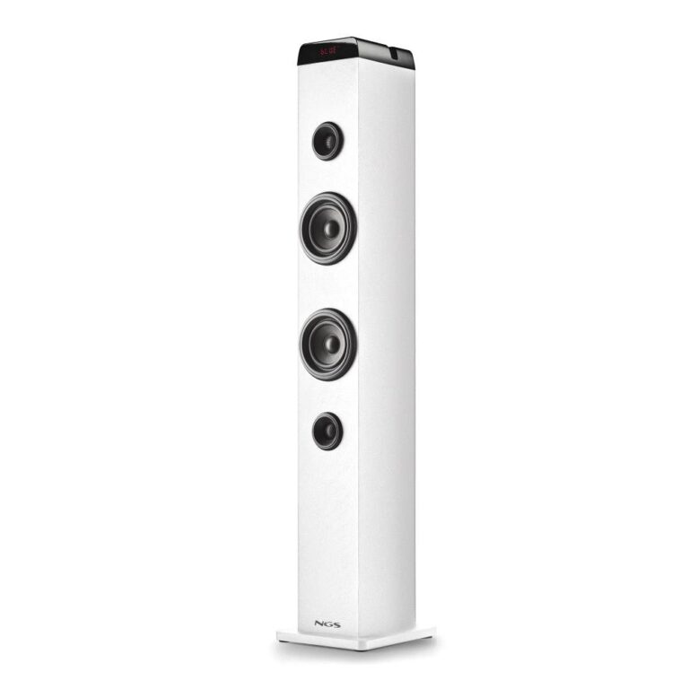 SPEAKER BT 2.0 NGS SKYCHARM Pro WHITE TOWER 50W BT/USB/FM/OPTICAL/STEREO OUTPUT/AUXIN