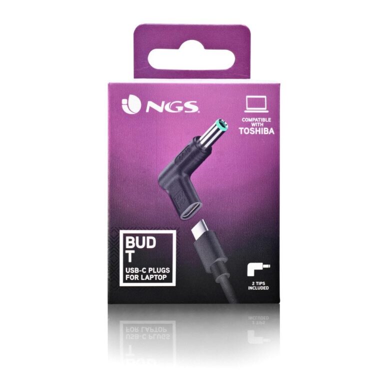 Αντάπτορες Φόρτισης NGS BUD-T Σετ 2 Charging Tips για Toshiba Laptops