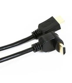 Καλώδιο HDMI Omega 1.4v M/M γωνία 3m