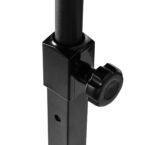 BRATECK γραφείο FWS10-6 με ρυθμιζόμενο ύψος & ροδάκια, 800x400x710~1110mm, μαύρο - Image 5