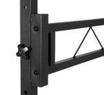 BRATECK γραφείο FWS10-6 με ρυθμιζόμενο ύψος & ροδάκια, 800x400x710~1110mm, μαύρο - Image 6