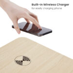 BRATECK ηλεκτρικό γραφείο S08-22DSWW με συρτάρι, 118x60x72~120cm, λευκό - Image 5