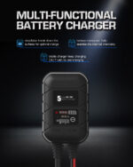 BYGD φορτιστής & συντηρητής μπαταρίας αυτοκινήτου S5000, 6V/2A 12V/5A - Image 5