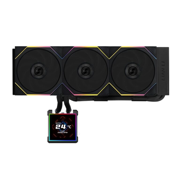 Lian Li Hydroshift II LCD-S 360TL Black - RGB AIO CPU Cooler - 3.4" Screen - 1851/1700