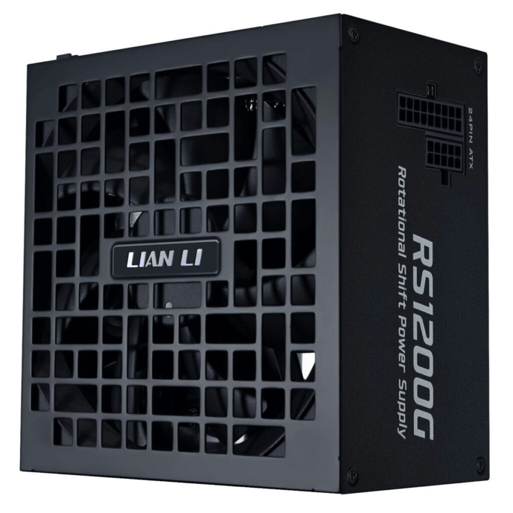 Lian Li RS1200G Black - 1200 Watt 80+ Gold PSU - 12V-2x6 Colored Cable - RS Hub - Fully Modular