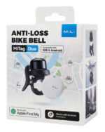 MILI κουδούνι ποδηλάτου με smart tag MiTag Duo, iOS & Android, Bluetooth tracker, μαύρο/λευκό - Image 6