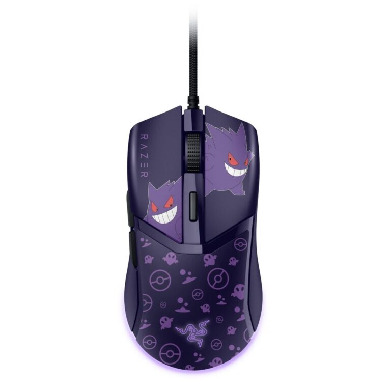 Razer COBRA - Pokemon Gengar Ed.- 58g Lightweight Gaming Mouse - RGB UNDERGLOW - 8500 DPI