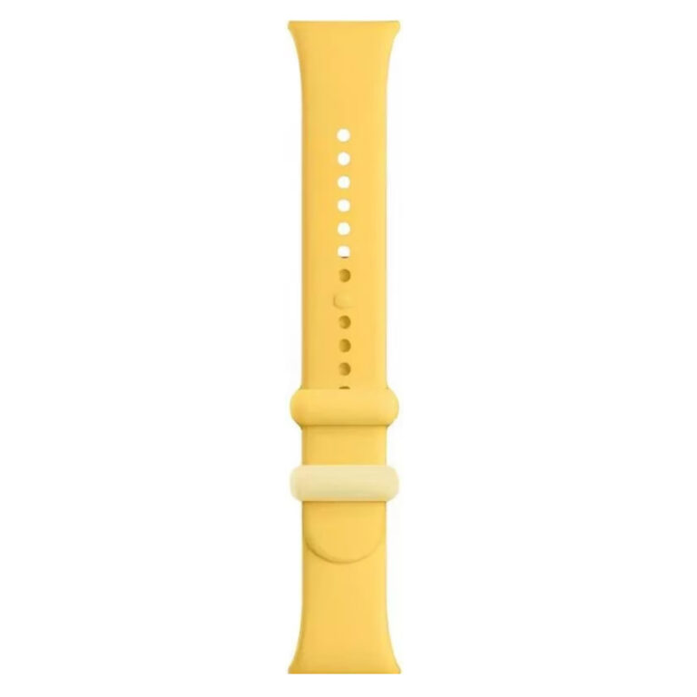 Watchband Xiaomi Silicon Strap για Smart Band 8 Pro με Quick-release Δέσιμο Κίτρινο BHR8010GL