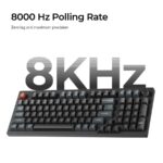 Keychron V5 Ultra (V5U-D1) QMK/VIA 8K Wireless Custom Mechanical Keyboard Red Switch RGB 96% US - Image 3