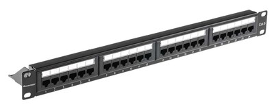 POWERTECH patch panel NETW-0046 για rack 19"/1U