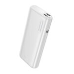 Power Bank Hoco J158A Runner 10000mAh Fast Charge 5V/2A Slim με 2xUSB-A 1xUSB-C 1xMicro USB και LED Ένδειξη Μπαταρίας Λευκό