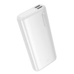 Power Bank Hoco J158A Runner 10000mAh Fast Charge 5V/2A Slim με 2xUSB-A 1xUSB-C 1xMicro USB και LED Ένδειξη Μπαταρίας Λευκό - Image 3